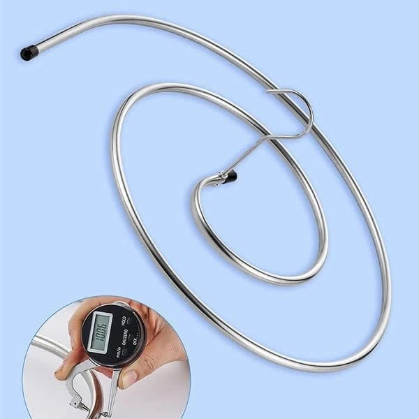 Stainless Steel Spiral Laundry Hanger for Blankets Sheets Curtains 2 Pcs Silver Clothes Drying Rack