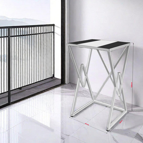 Freestanding Dryer Stand Shelf for Front Load Washers | White Steel Frame