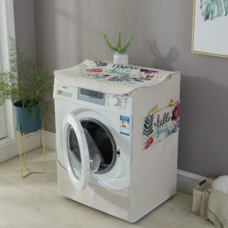 Drum Washing Machine Dust Cover with Pocket 83 × 60 × 60 cm | Hello Rabbit