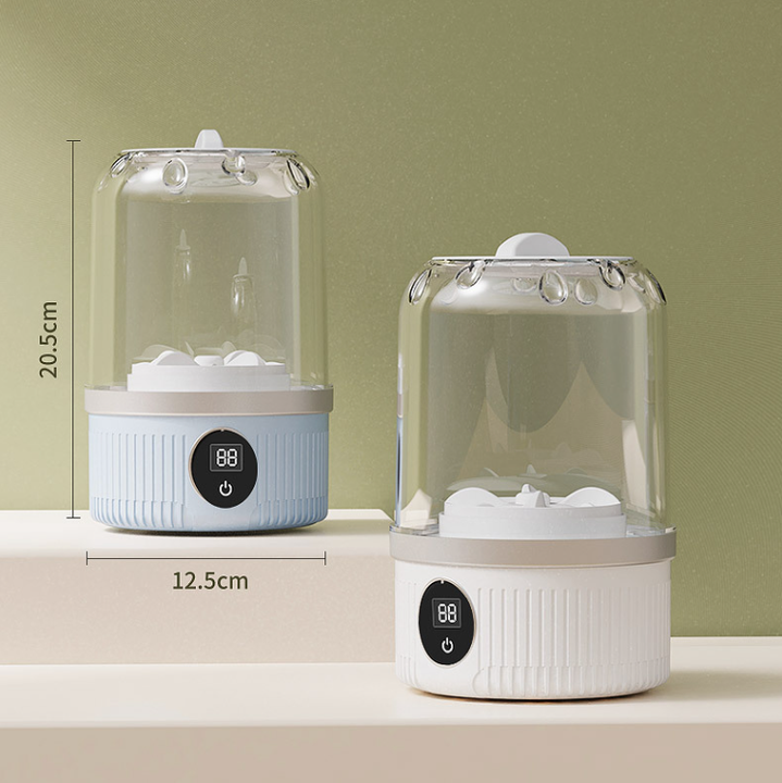 Rechargeable Portable Mini Washing Machine for Delicates & Socks USB-C | Blue