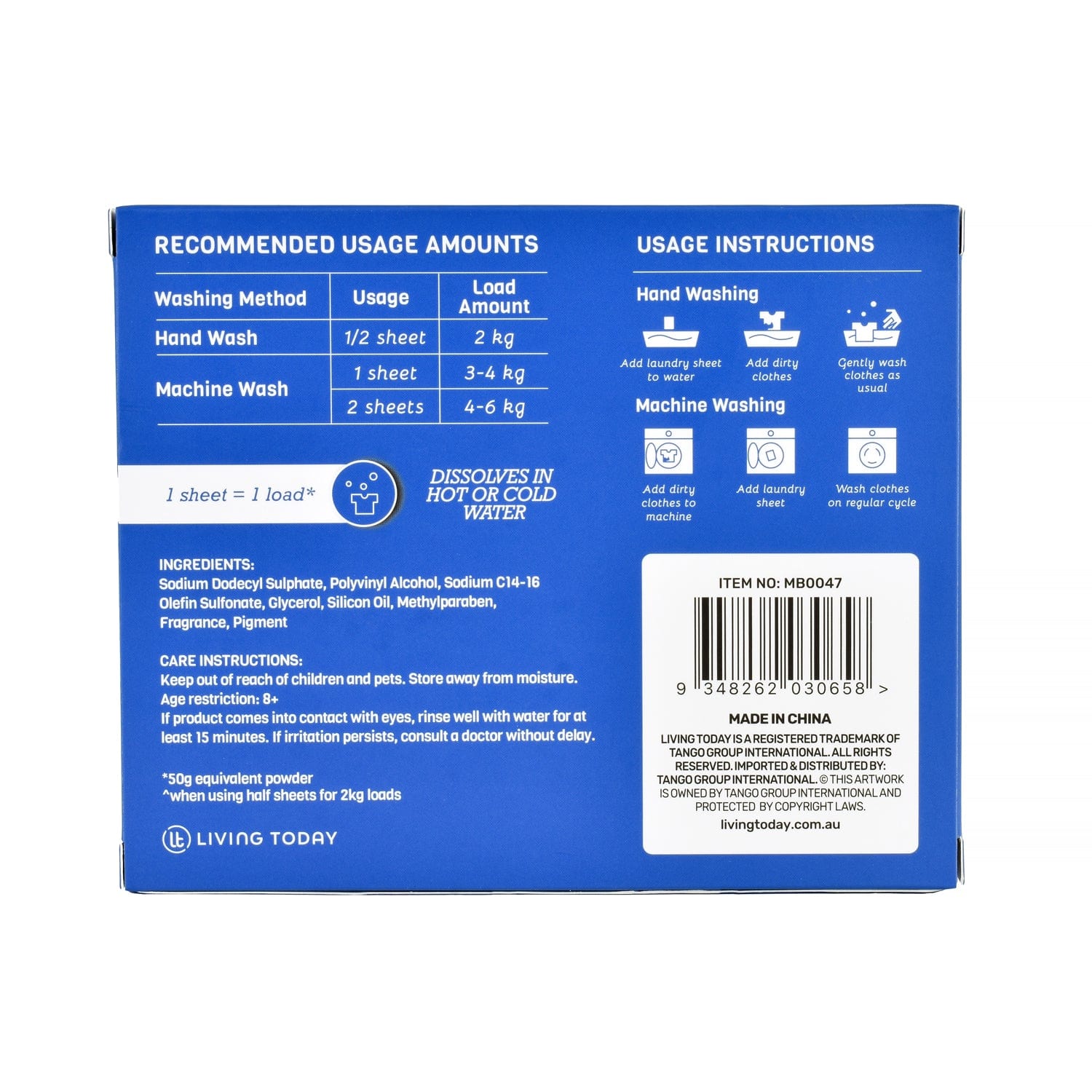 Eco-Friendly Laundry Detergent Sheets – 500 Pack (Ultra Concentrated)