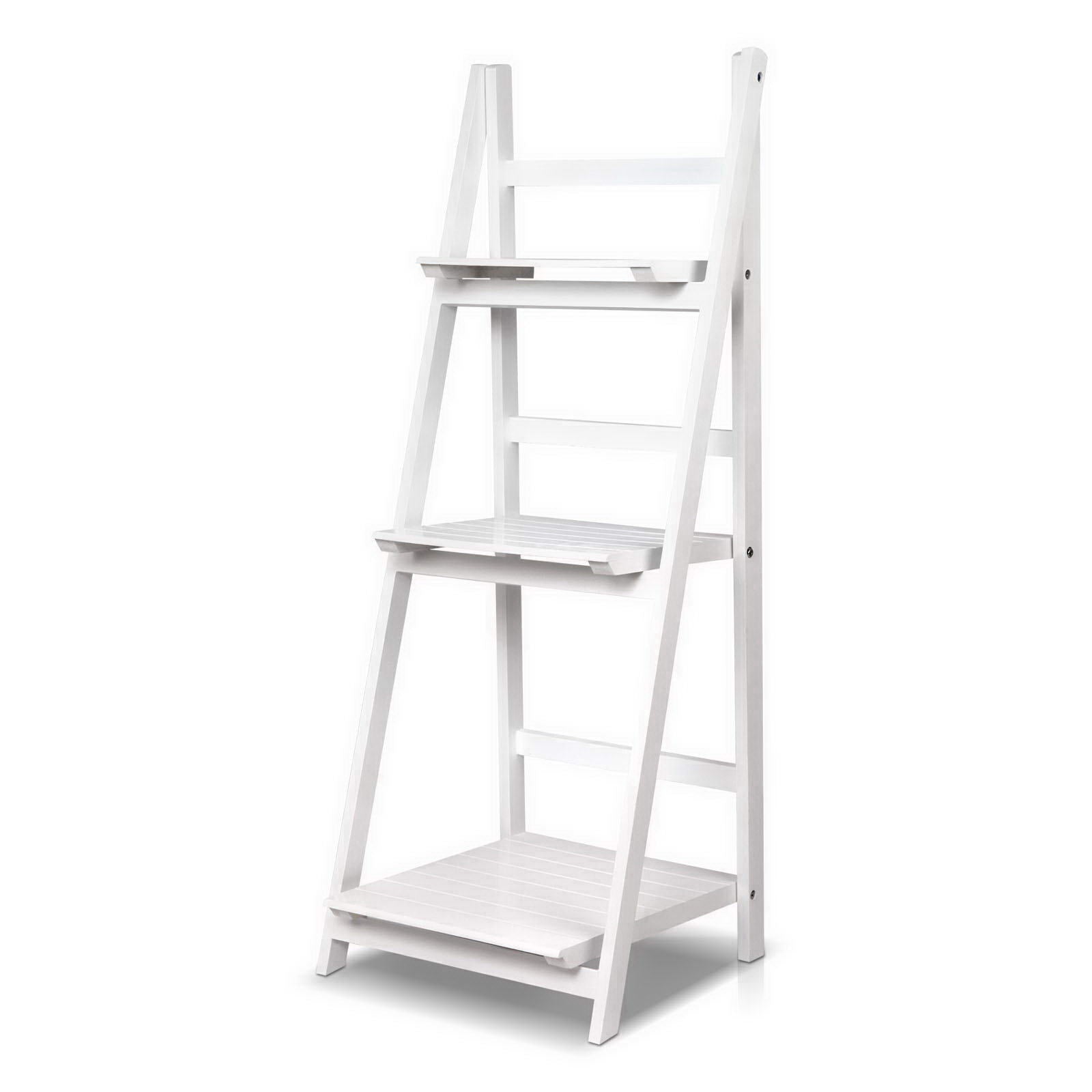 Artiss Bookshelf Corner Shelf 3 Tiers | White
