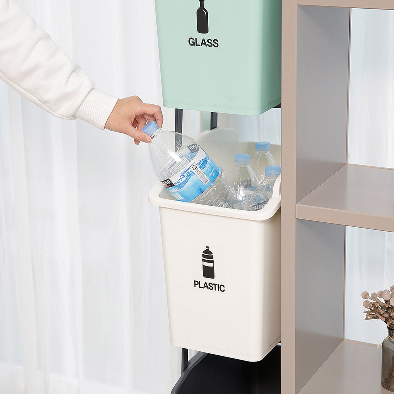 Stackable Laundry Baskets | 2 Piece Set | Ivory
