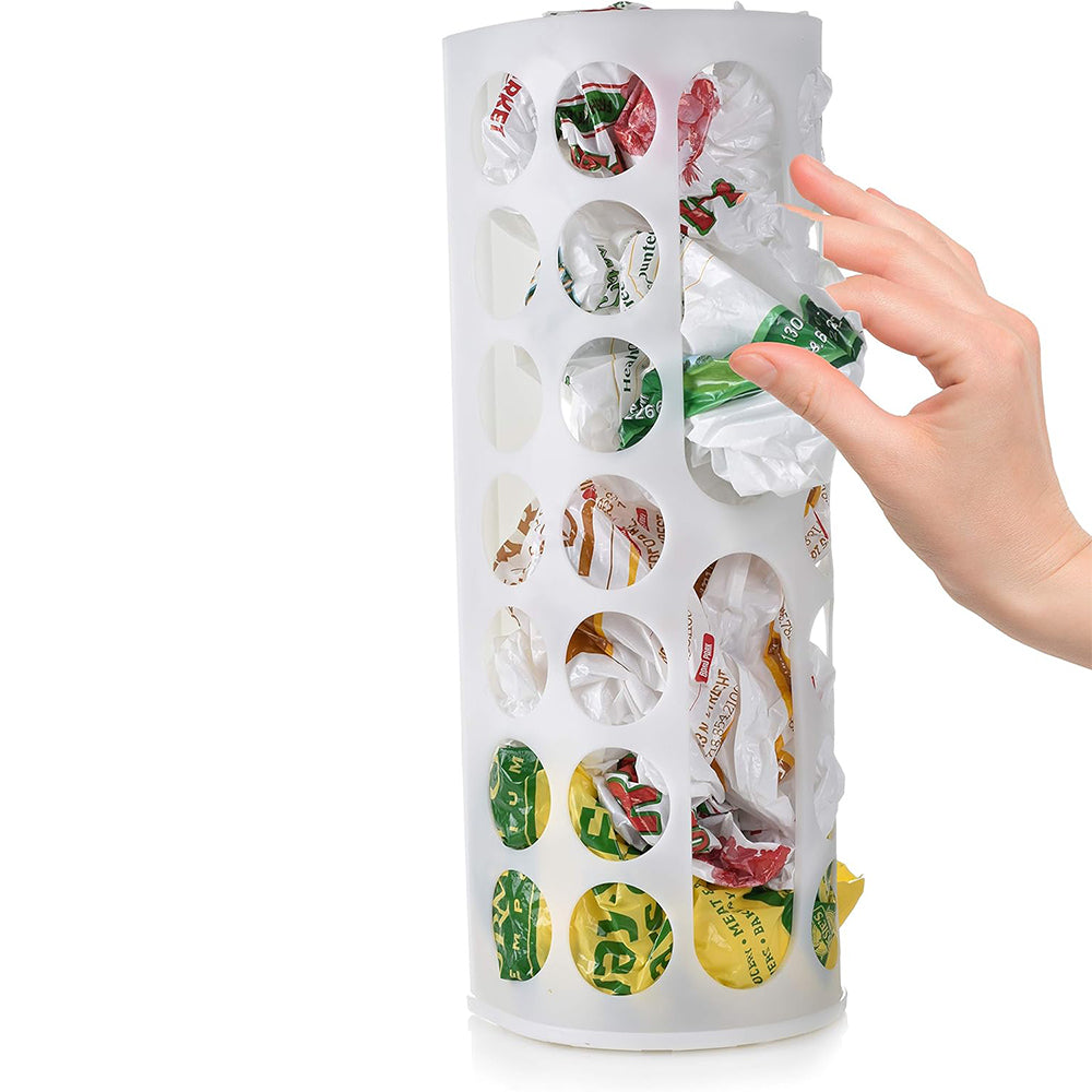 Vibe Geeks Handy Laundry Grocery Bag Storage Holder - Pink