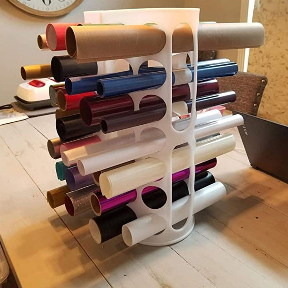 Vibe Geeks Handy Laundry Grocery Bag Storage Holder - White